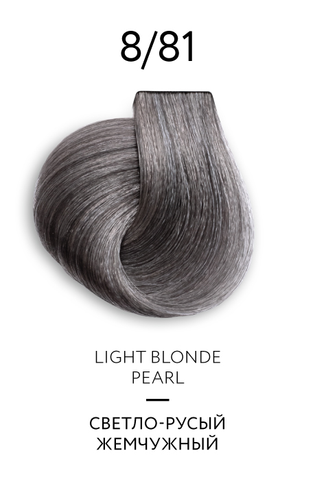 Ollin color platinum collection 8.81 перманентная крем-краска для волос 100мл