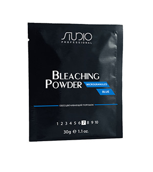 Kapous microgranules blue обесцвечивающий порошок 30 гр