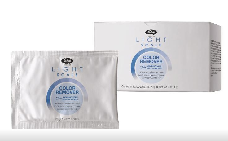 Lisap порошок для декапирования волос light scale color remover 12х25гр ЛС