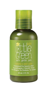 Little green baby шампунь и гель для тела без слез 60 мл