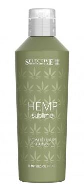 Selective hemp sublime шампунь увлажняющий с конопляным маслом 250мл
