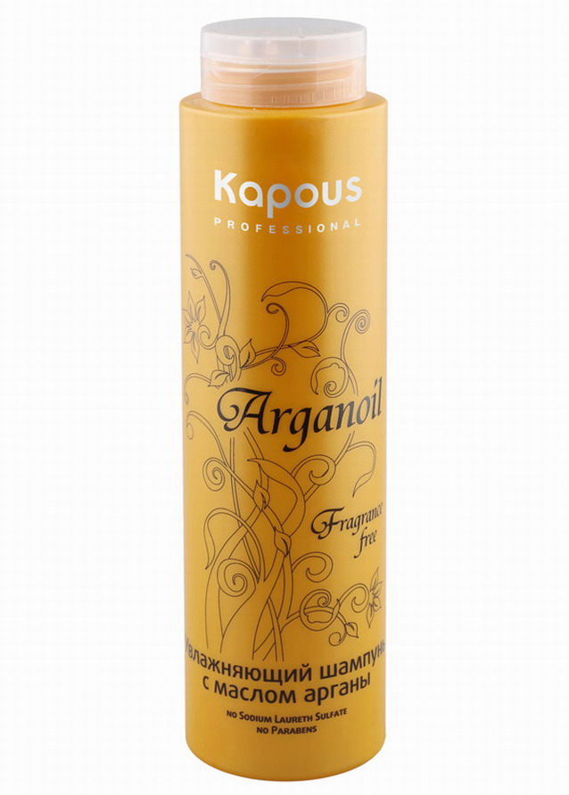 Kapous arganoil увлажняющий шампунь с маслом арганы 300мл*