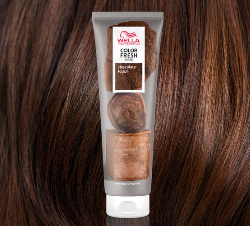 Wella color fresh маска оттеночная шоколадный мусс chocolate touch 150мл дг