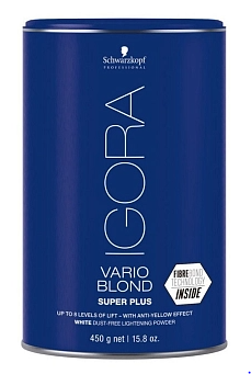 Игора vario blond Super Plus осветляющий порошок (синяя банка) 450гр рес