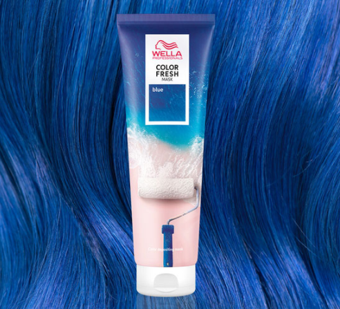 Wella color fresh маска оттеночная синий blue 150мл