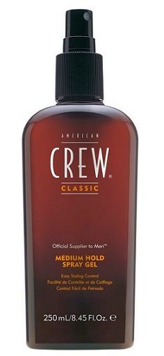 Аmеrican crеw classic medium hold spray gel спрей-гель для волос средней фиксации 250мл