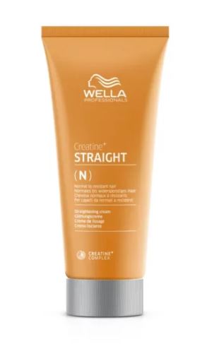 Wella creatine + straight крем для перманентного выпрямления нормальных и непослушных волос 200 мл