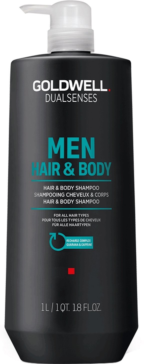 Gоldwell dualsenses for men шампунь для волос и тела 1000 мл