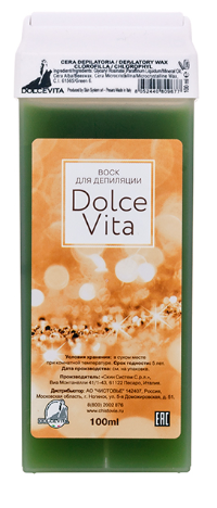 Dolcevita воск в картридже зеленый 100 мл
