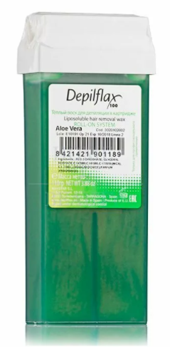 Depilflax воск в картриджах алоэ вера 110гр.(а)