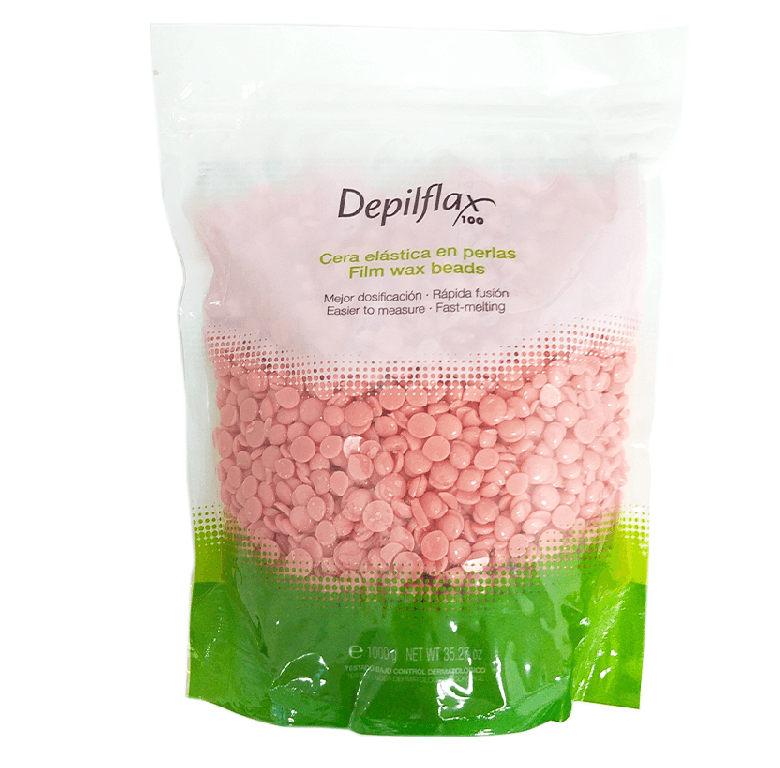 Depilflax воск горячий плёночный в гранулах розовый 1000гр (а)