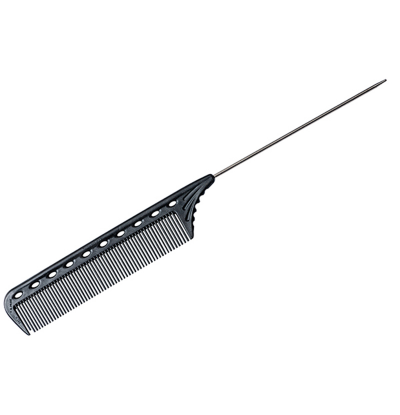 _ YS Park расчёска карбон с металлическим хвостиком ys-102 carbon Х